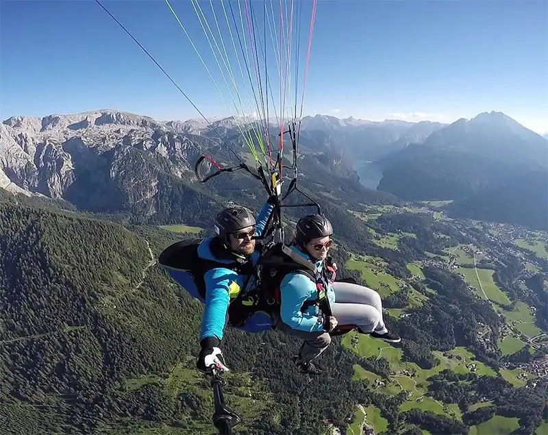 Полет с Чимгана на Чарвак